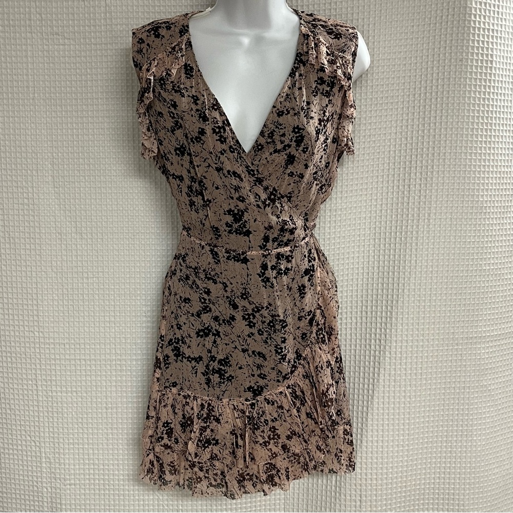 All Saints Priya detail wrap dress size XS